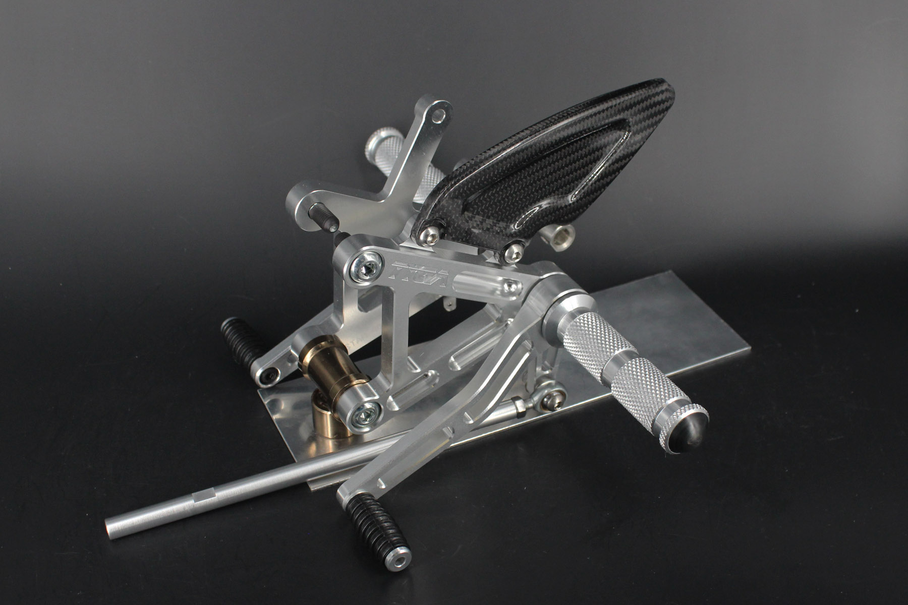 Racing step kit CNC silver, Honda VTR1000 SP1/SP2