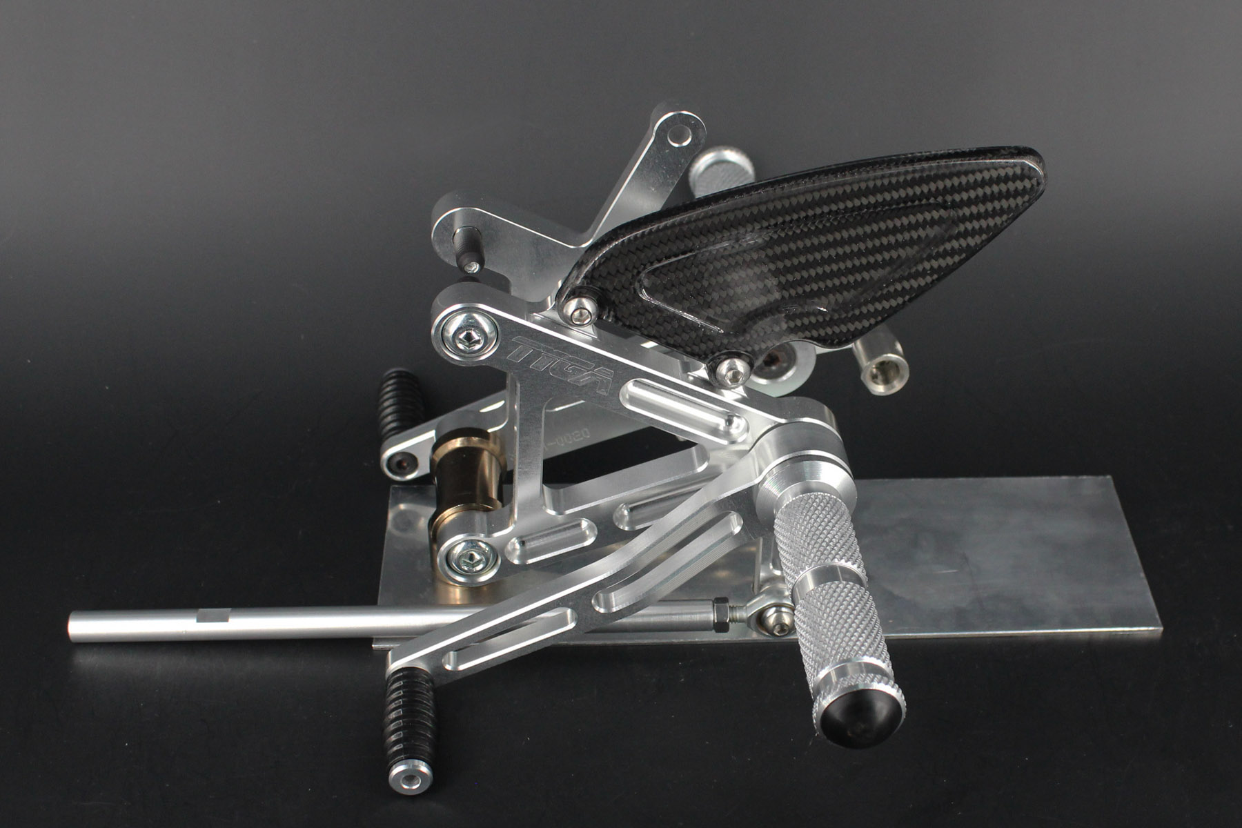 Racing step kit CNC silver, Honda VTR1000 SP1/SP2 - Image 2
