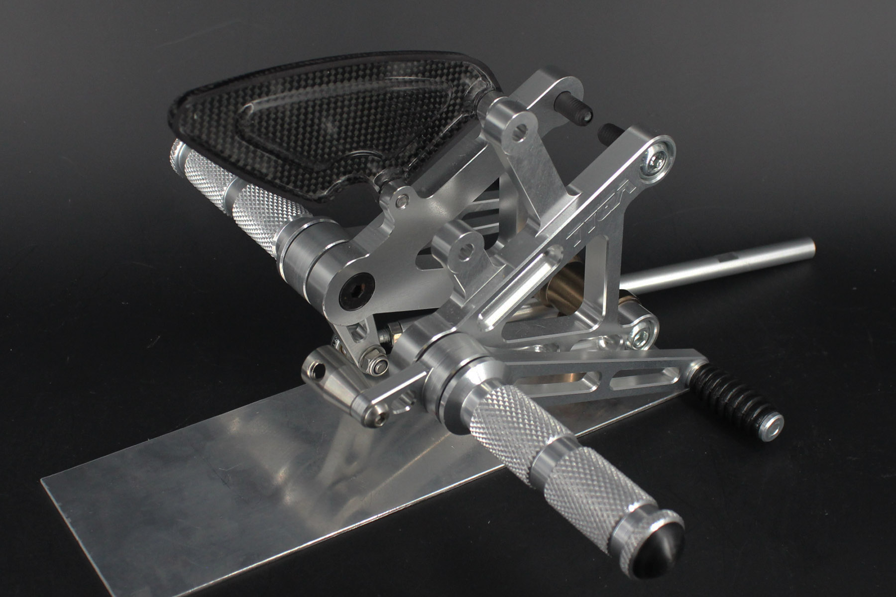 Racing step kit CNC silver, Honda VTR1000 SP1/SP2 - Image 3