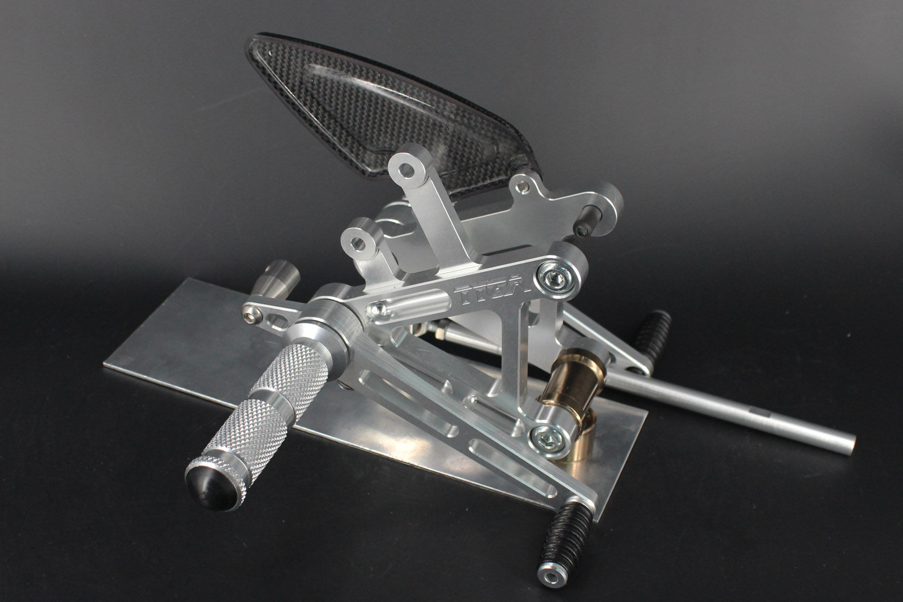 Racing step kit CNC silver, Honda VTR1000 SP1/SP2 - Image 4