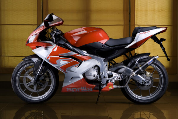 Racing step kit CNC silver, Aprilia RS125-319