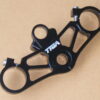 Top triple clamp set CNC black, Honda VTR1000 SP2-0