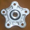 Sprocket holder CNC silver, Honda NSR250 MC21-0