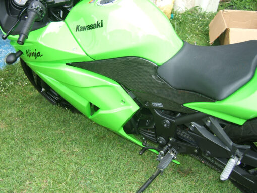 Carbon tank In-Fill panels, Kawasaki ZXR250 2008 - -1178