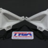 Tank shrouds (grp) white with duct and grill, Honda MSX125 GROM-0