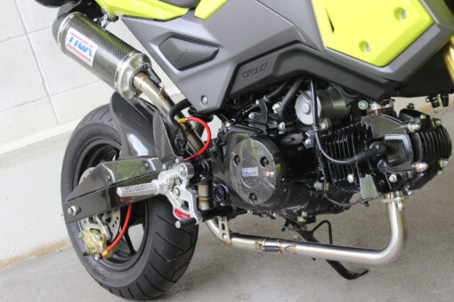 Set full race system high level with carbon silencer with carbon cap, Honda MSX125SF GROM-1981