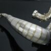 Exhaust chamber stainless steel, Yamaha YZ250 2005 - 15-0