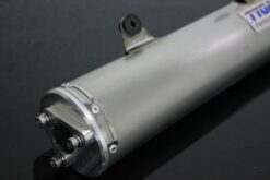 Set exhaust chamber stainless silencer w carbon cap, Yamaha YZ250 2005 - 15-2372