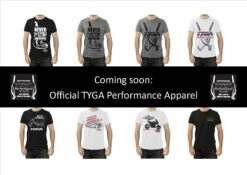TYGA T-shirt Twin chambers grey, Sizes: S to XXL-2578