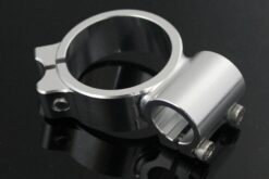 Handlebar Clamp, Left, Silver, KTM RC Series-0