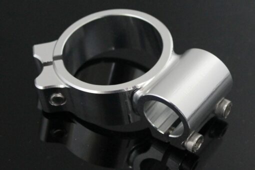 Handlebar Clamp, Left, Silver, KTM RC Series-0