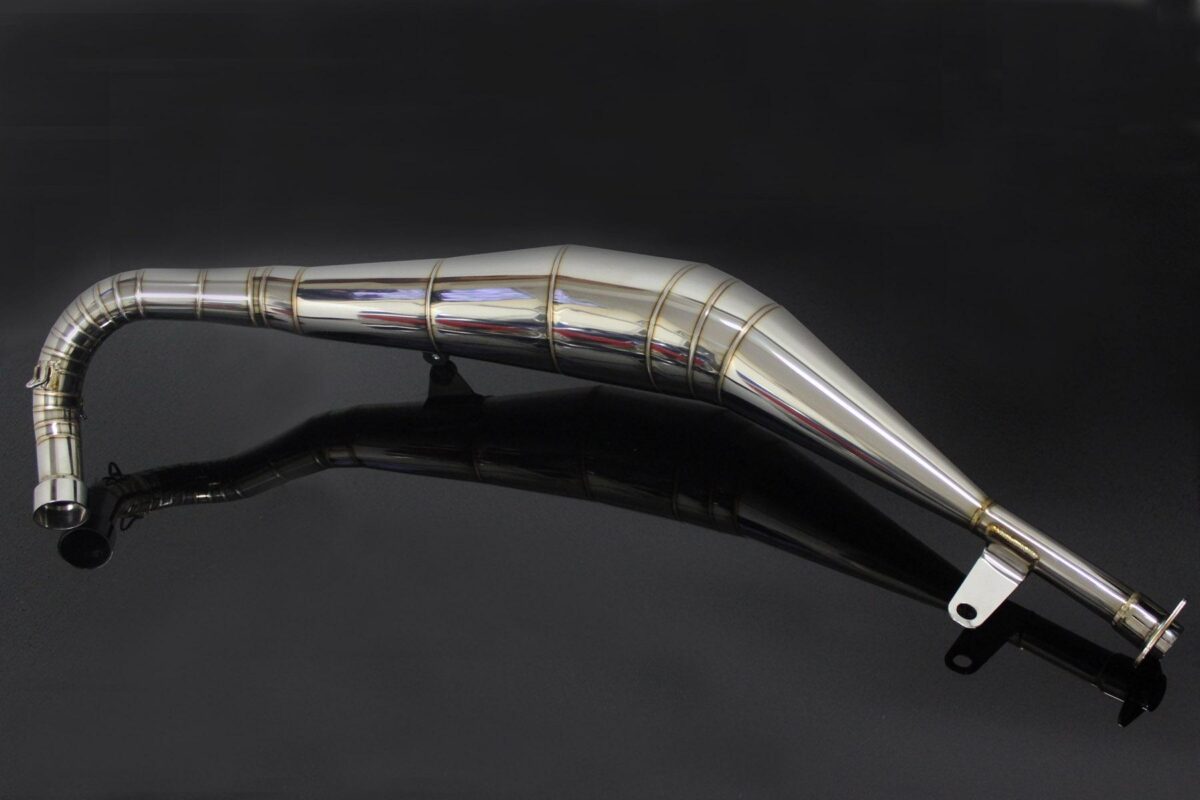 Exhaust Chamber, Left, Side By Side Type, Yamaha RD350LC TYGA