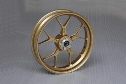 Forged Aluminium Racing wheel set, 5 spoke, PVM, Front 3.50 x 17, Rear 5.5 x 17, White-5888