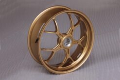 Forged Aluminium Racing wheel set, 5 spoke, PVM, Front 3.50 x 17, Rear 5.5 x 17, White-5890