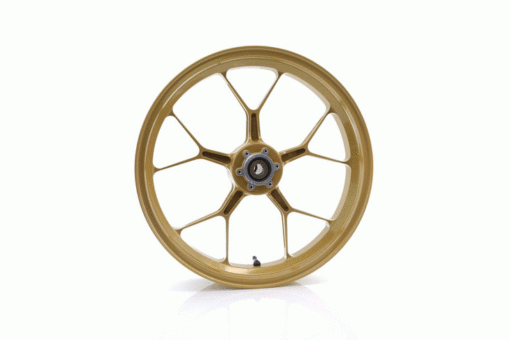 Forged Aluminium Racing wheel set, 5 spoke, PVM, Front 3.50 x 17, Rear 5.5 x 17, White-5901
