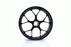 Forged Aluminium Racing wheel set, 5 spoke, PVM, Front 3.50 x 17, Rear 5.5 x 17, White-5900