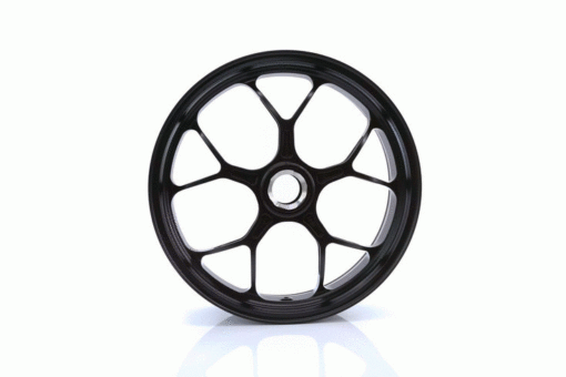 Forged Aluminium Racing wheel set, 5 spoke, PVM, Front 3.50 x 17, Rear 5.5 x 17, White-5900