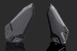 Carbon heel guard set, OEM replacement Kawasaki ZX4R(R)
