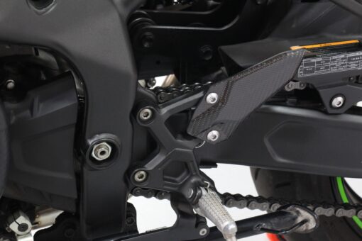 Carbon heel guard set, OEM replacement Kawasaki ZX4R(R) - Image 6