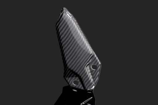 Carbon heel guard set, OEM replacement Kawasaki ZX4R(R) - Image 3