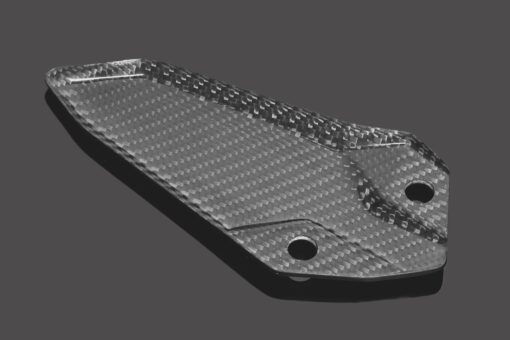 Carbon heel guard set, OEM replacement Kawasaki ZX4R(R) - Image 2