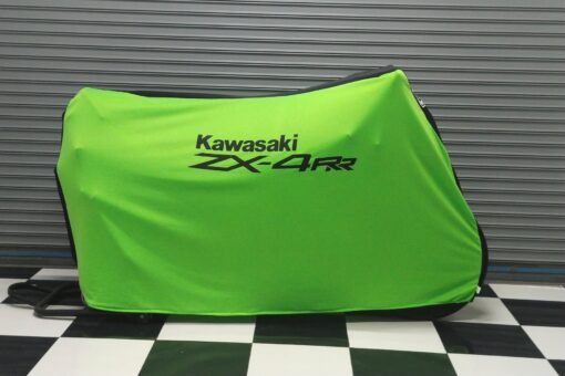 TYGA bike dust cover LIME Green/Black  "Ninja" , Kawasaki ZX-4RR - Image 4