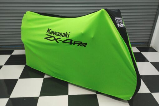 TYGA bike dust cover LIME Green/Black  "Ninja" , Kawasaki ZX-4RR - Image 3