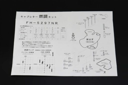 Carburetor Fuel adjustment kit (keyser)  rear carb, RVF400 NC35 - Image 6
