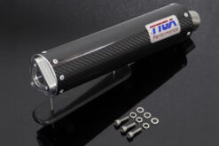 Alternative view of Silencer carbon  60mm 2 stroke