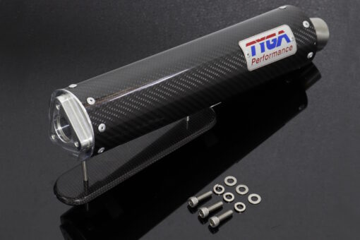 Silencer carbon  60mm 2 stroke - Image 2