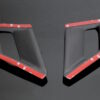 Carbon radiator air scoop (pair) satin, Honda RC51 Sp1/Sp2