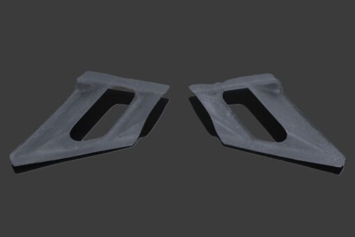 Carbon radiator air scoop (pair) satin, Honda RC51 Sp1/Sp2 - Image 2
