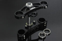 Alternative view of Triple clamp set, CNC black, CBR1000RR forks to VFR400 NC30