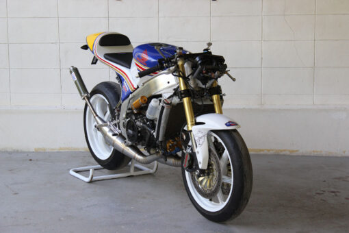 Triple clamp set, CNC black, CBR1000RR forks to fir NSR250 MC28 - Image 5