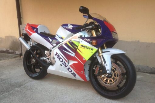 Triple clamp set, CNC black, CBR1000RR forks to fir NSR250 MC28 - Image 8