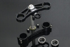 Alternative view of Triple clamp set, CNC black, CBR1000RR forks to fir NSR250 MC21