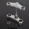 Triple clamp set 3D silver, CBR1000RR to fit NSR250 MC21/MC28