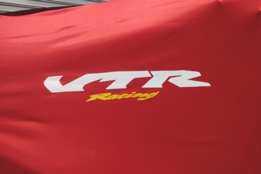 TYGA bike dust cover Red/black, VTR racing - Image 4