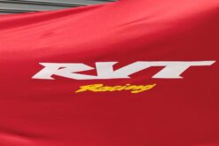 Alternative view of TYGA bike dust cover Red/black, VTR racing