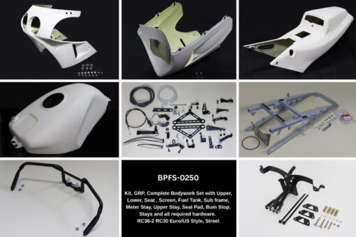 Bodywork Set 3, GRP, RC36-2 RC30 Style,  Euro/US Street