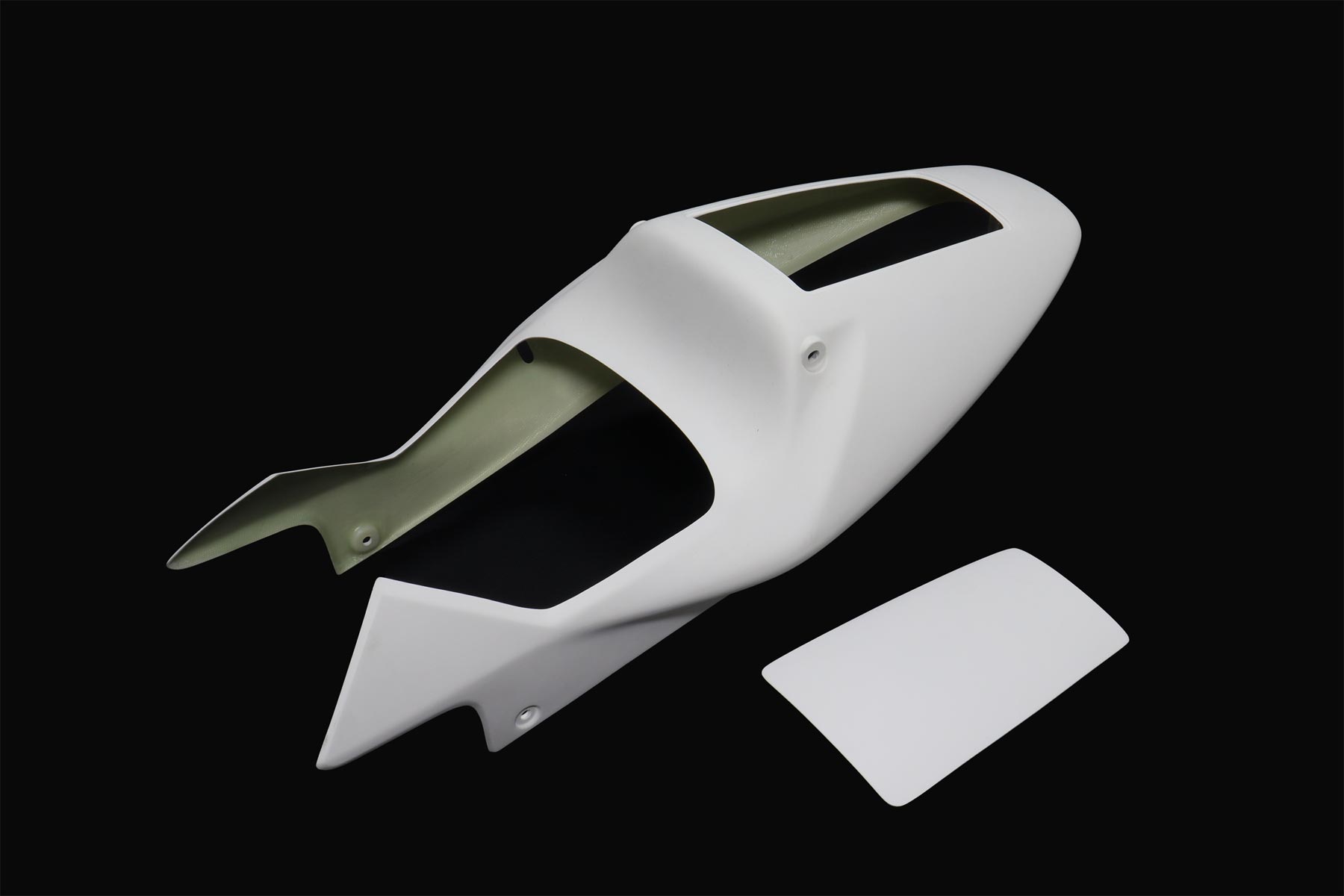 Set, seat cowling with lid, GRP, RC51 SP1/SP2