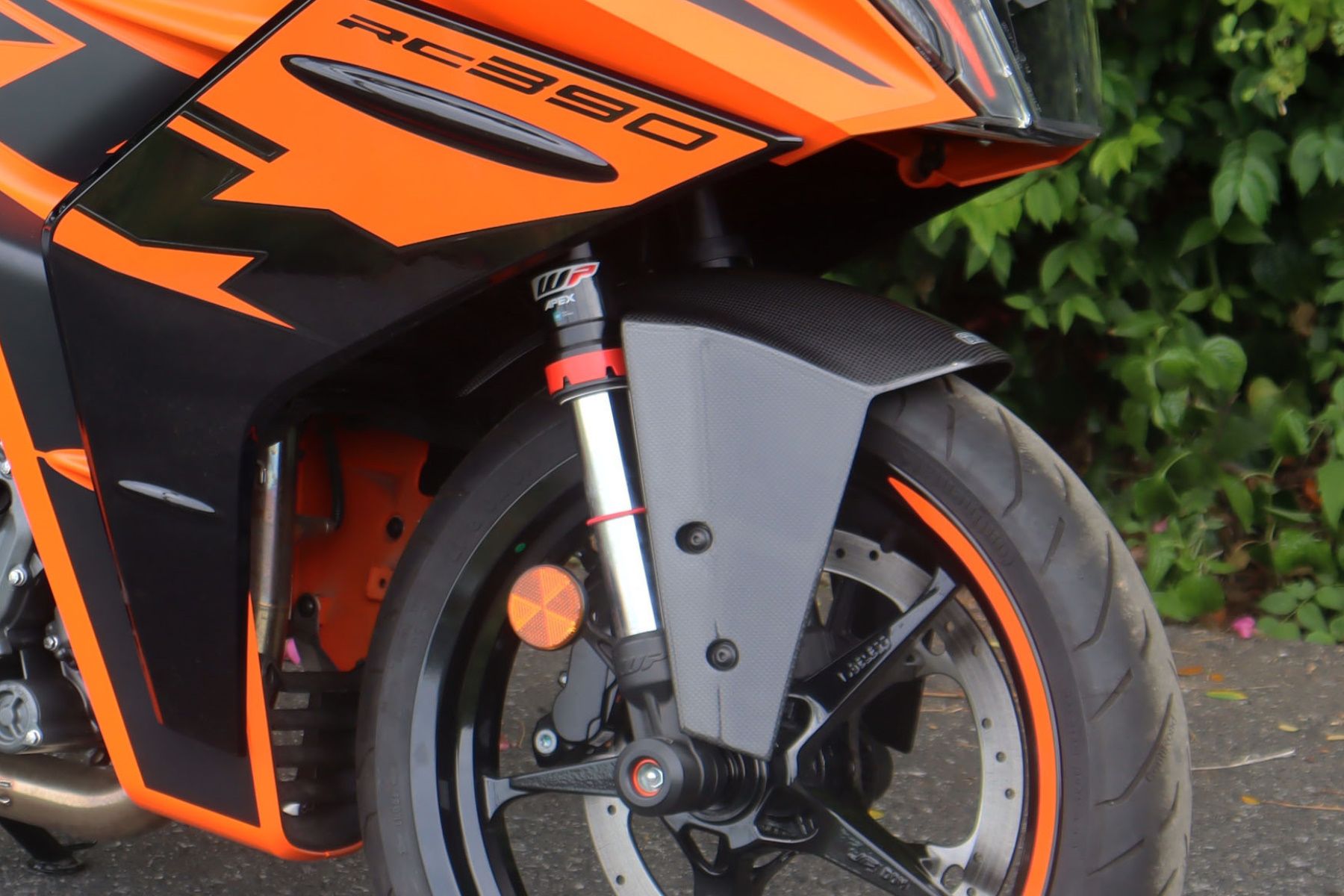 Carbon Front fender, KTM RC125/RC200/RC390 2022 - - Image 5