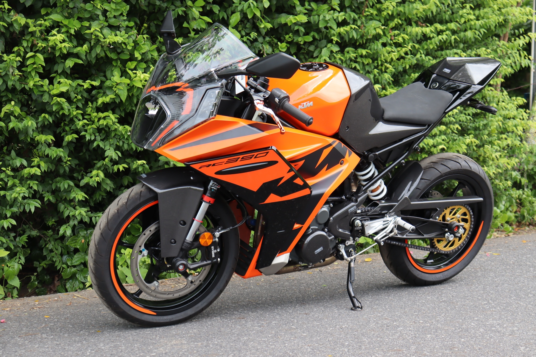 Carbon Front fender, KTM RC125/RC200/RC390 2022 - - Image 6