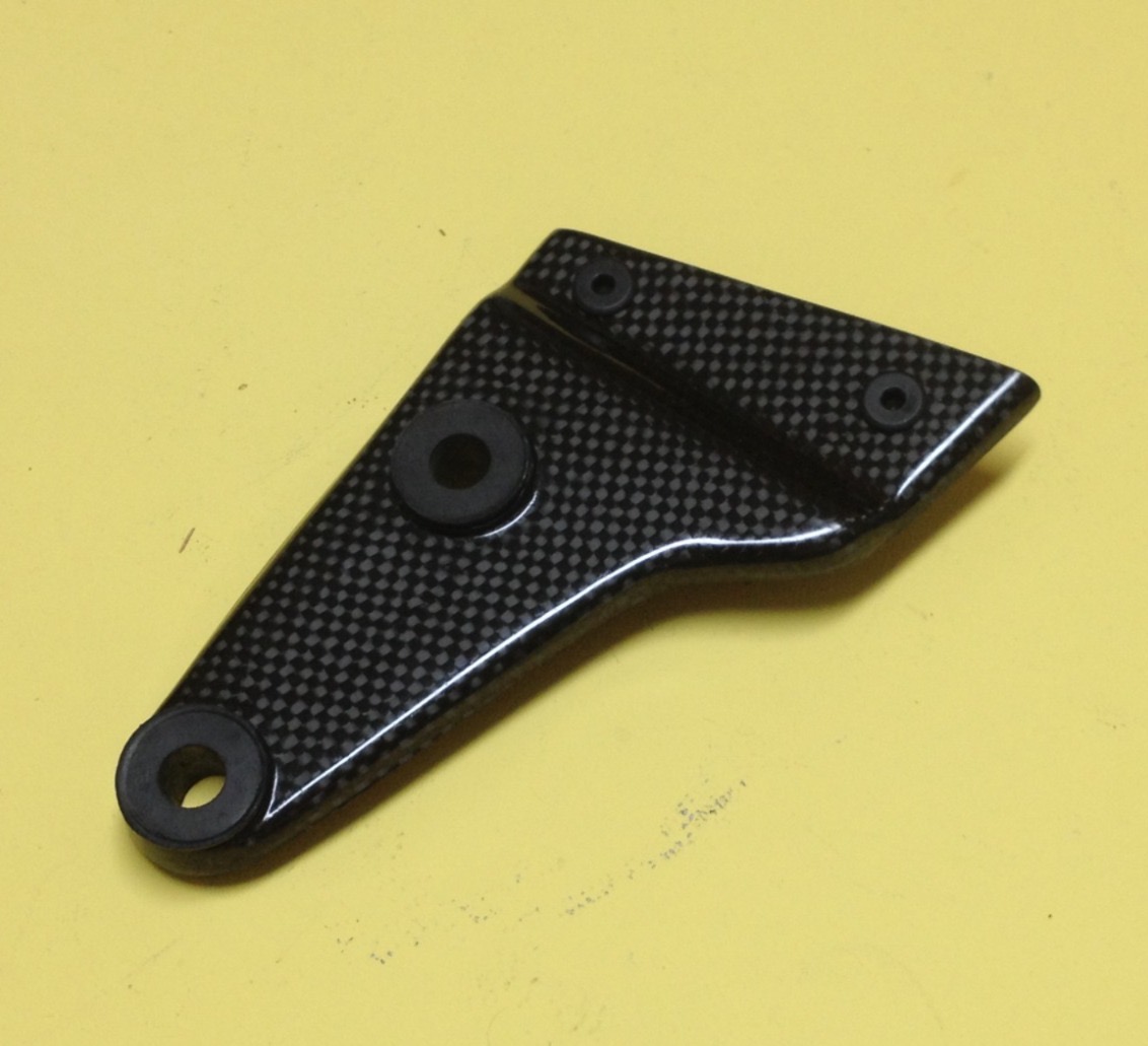 Carbon silencer bracket, Suzuki RGV250 VJ22