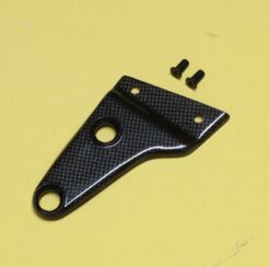 Alternative view of Carbon silencer bracket, Suzuki RGV250 VJ22