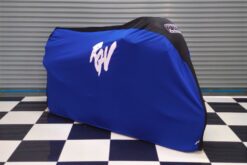 TYGA Bike Dust Cover, Blue/Black, Suzuki RGV (race)