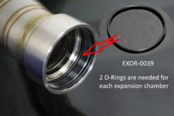 Alternative view of O- ring "Viton" for TYGA exhaust, Honda NSR250