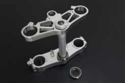 Alternative view of Triple clamp set silver, silver lower clamp street, Honda SP2