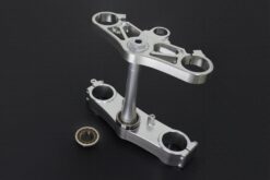 Alternative view of Triple clamp set silver, silver lower clamp street, Honda SP1