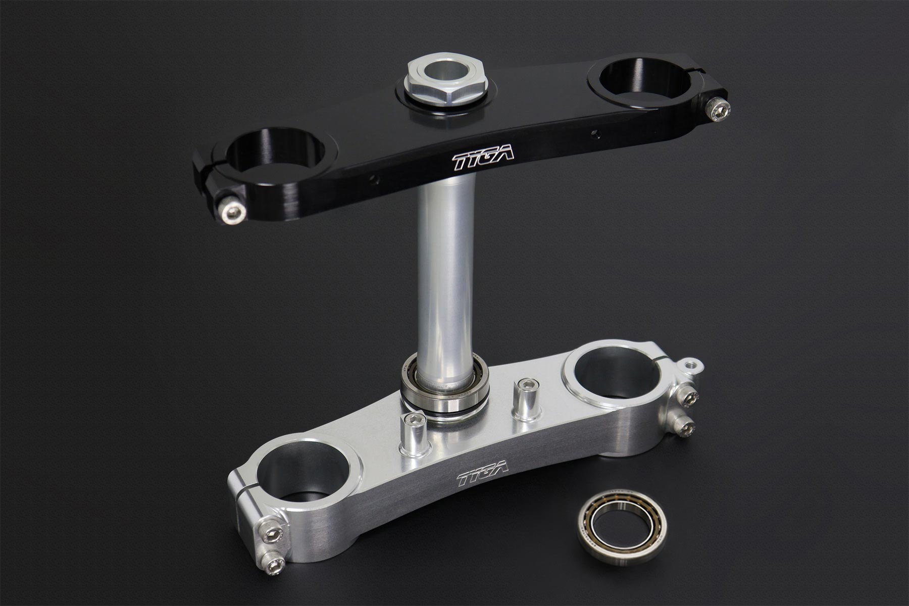 Triple clamp set CNC, Race, HRC style, Honda SP2